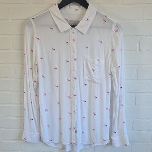 Rails Flamingo Button Down Shirt